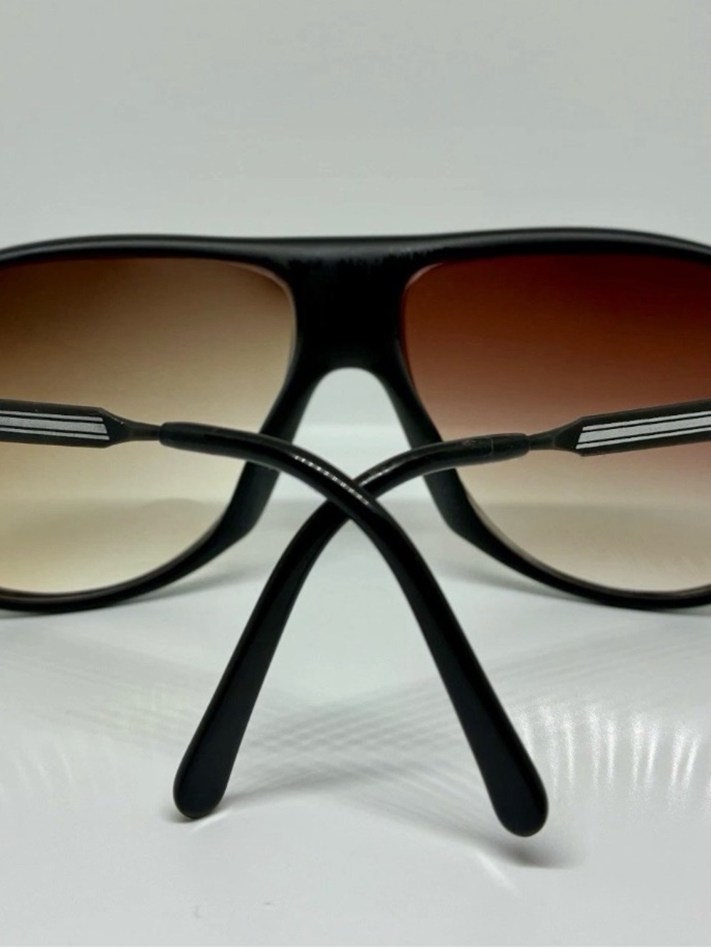Vintage 1980s Carrera 5547 Sunglasses Black Optyl Frame Austria (Needs Lenses) - Picture 4 of 6